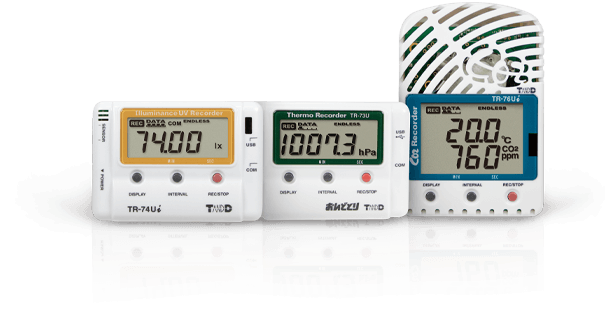 通信販売 T D:紫外線 照度 温湿度データロガー TR-74Ui テイアンドデー おんどとり データロガー 紫外線