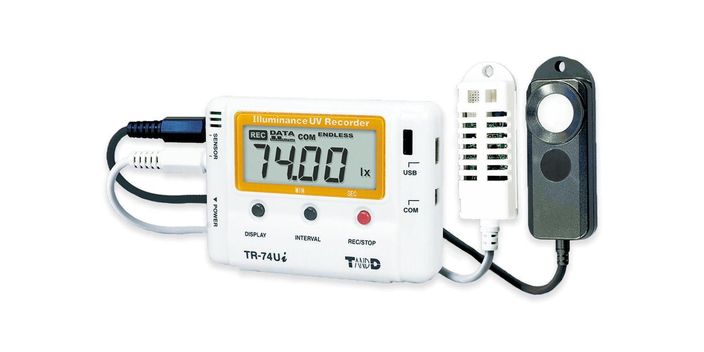 照度・UVレコーダ「おんどとりTR-74Ui」登場